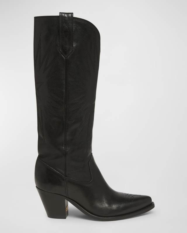 Wish Star Francesca Knee High Cowboy Boots