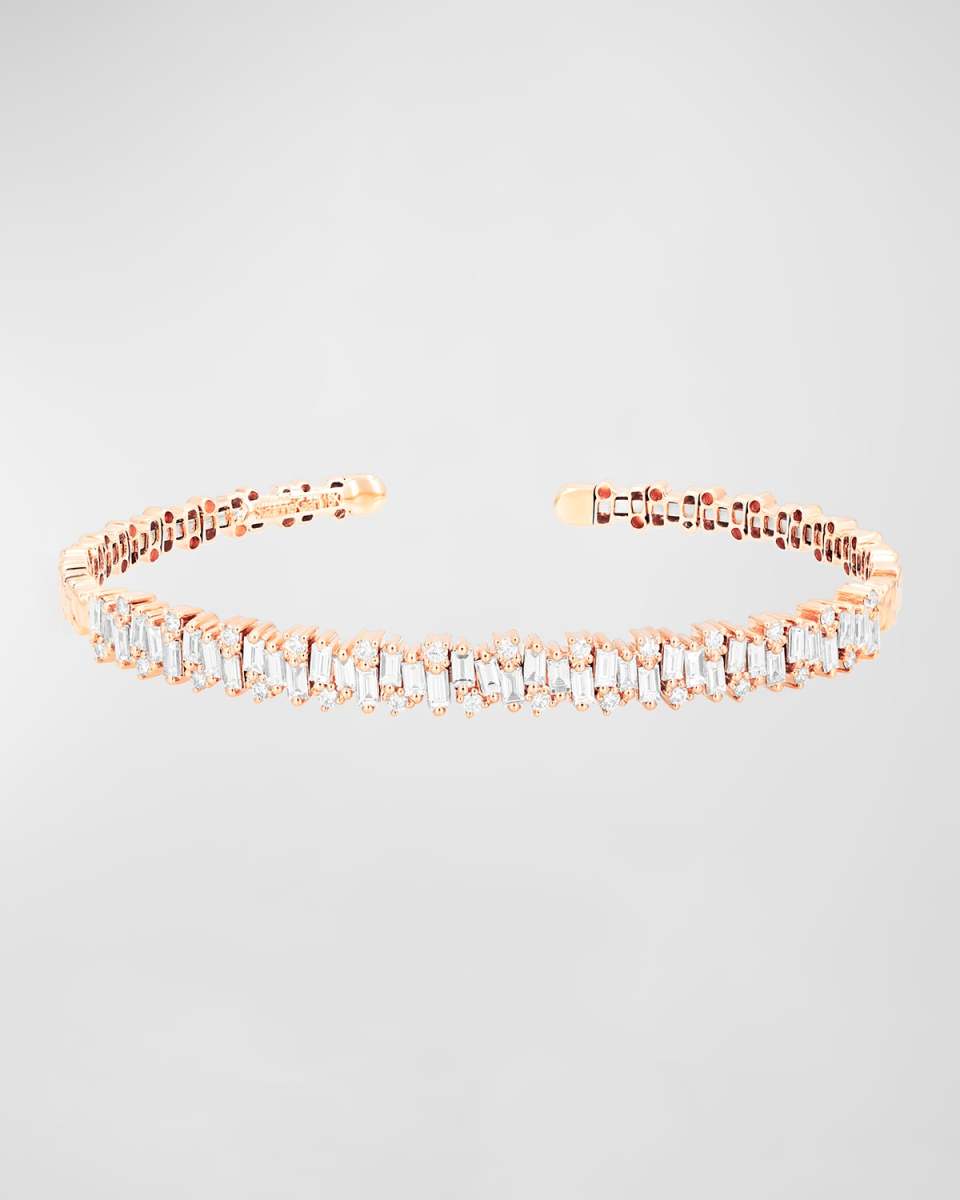 18k Diamond Shimmer Bangle