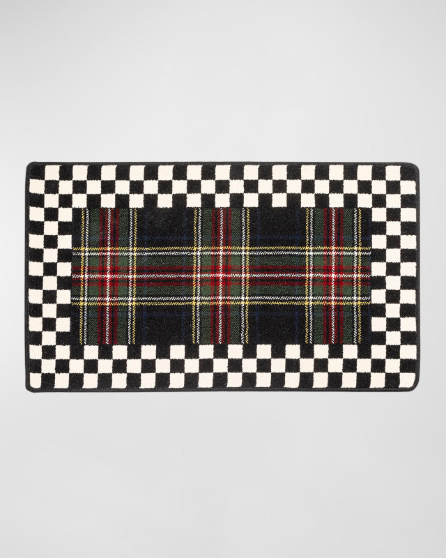 Stewart Tartan Rug, 2' x 4'