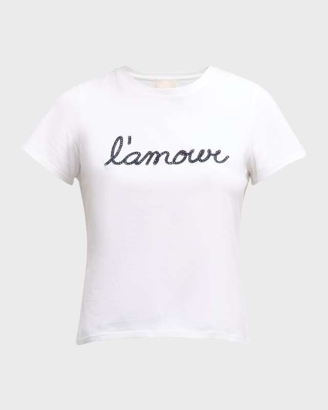 L'amour Shrunken Short-Sleeve T