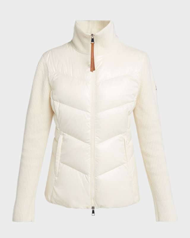Puffer Knit Cardigan