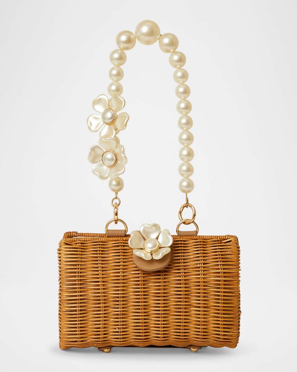 Page Pearly Floral Clutch Bag