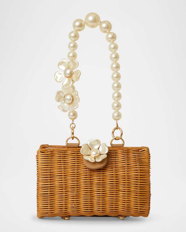Page Pearly Floral Clutch Bag
