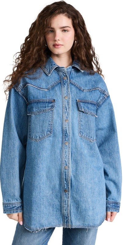 SLVRLAKE Western Overshirt Raw Wounded Heart