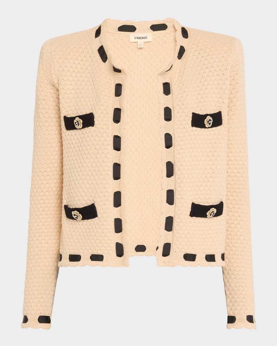 Astor Contrast Trim Cardigan