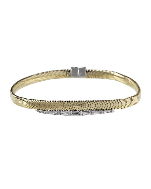 Feelings 18k Diamond Baguette Bracelet