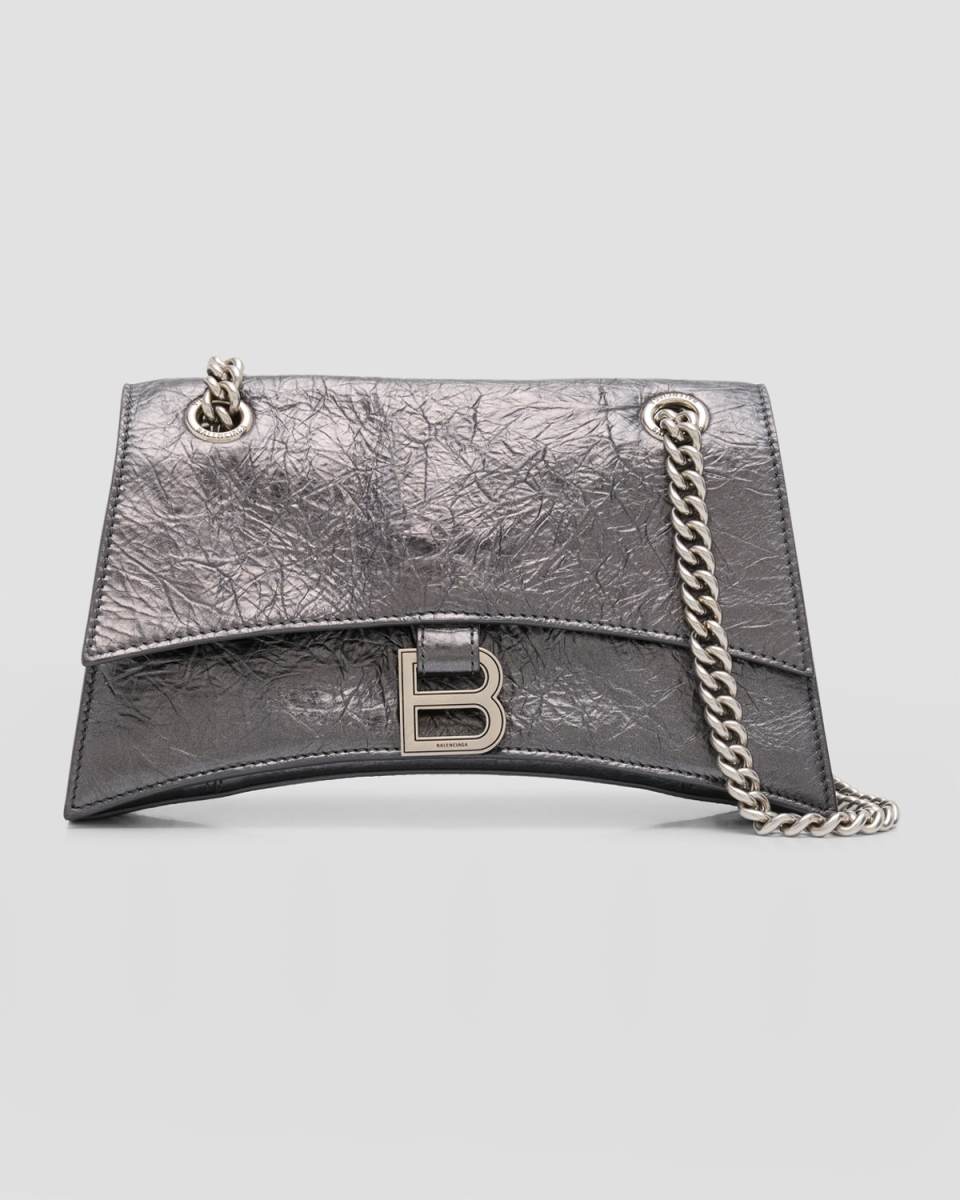 Crush Small Metallic Chain Bag