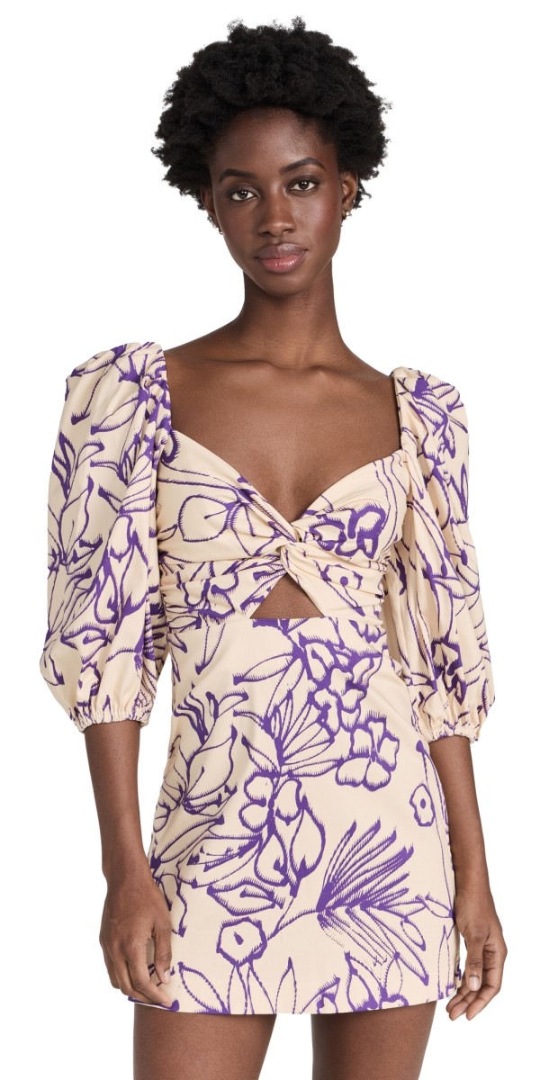 ALEXIS Rapha Dress Purple Brush