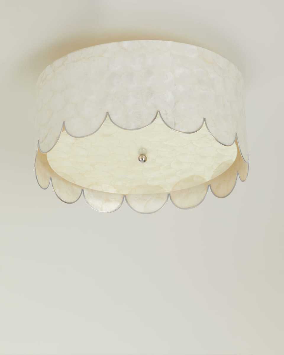 Scallop Flush Mount