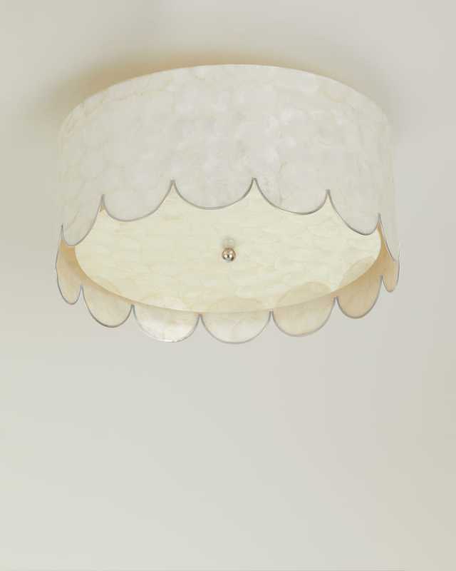 Scallop Flush Mount