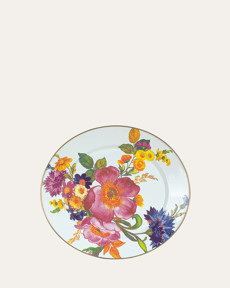 Flower Market Charger Plate