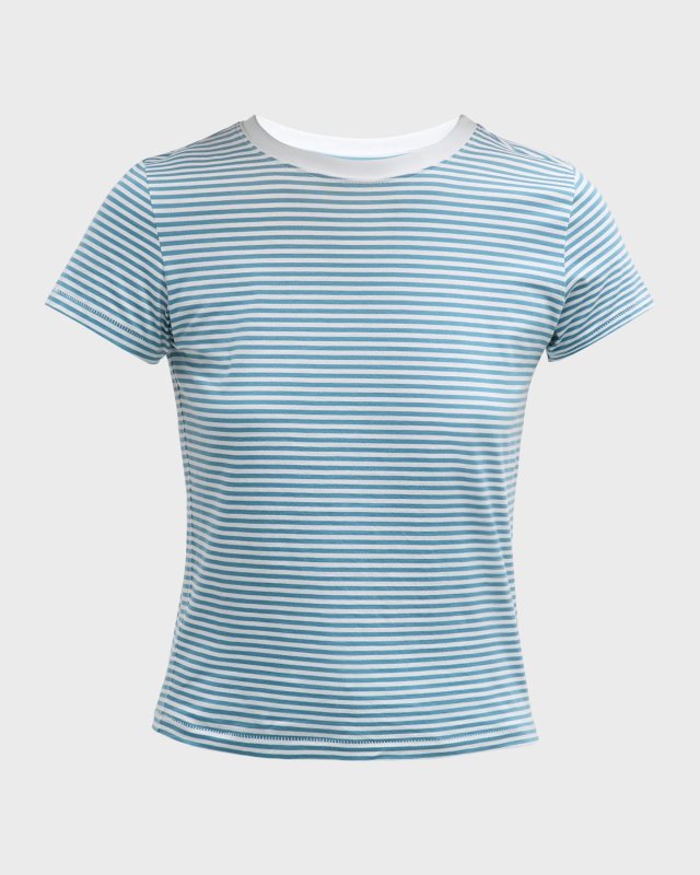 Striped Crewneck T