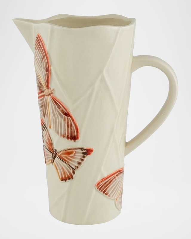 Cloudy Butterflies Pitcher by Claudia Schiffer