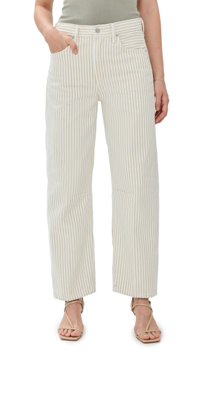 Citizens of Humanity Miro Relaxed Jeans Khaki Stripe