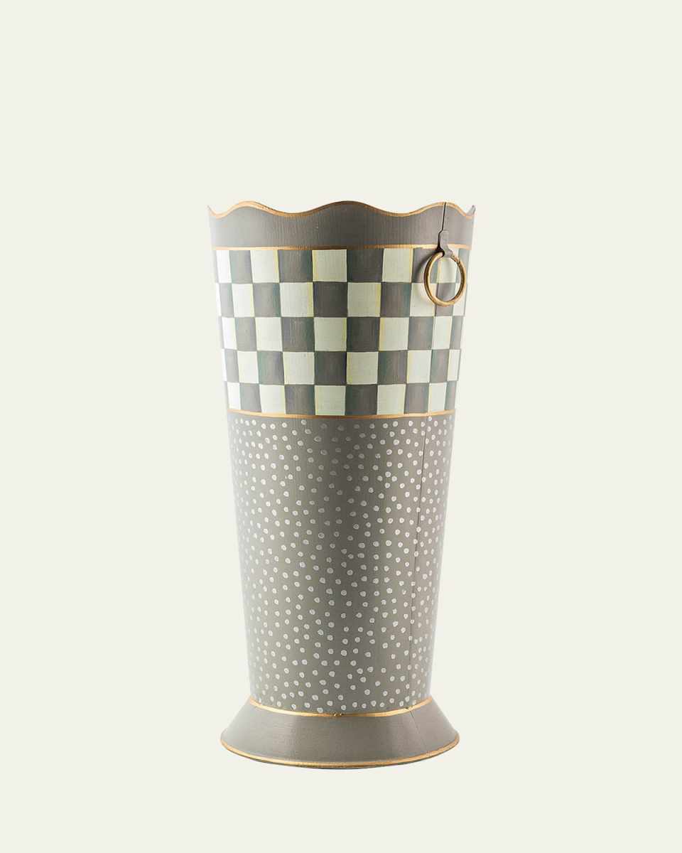 Sterling Check Umbrella Stand