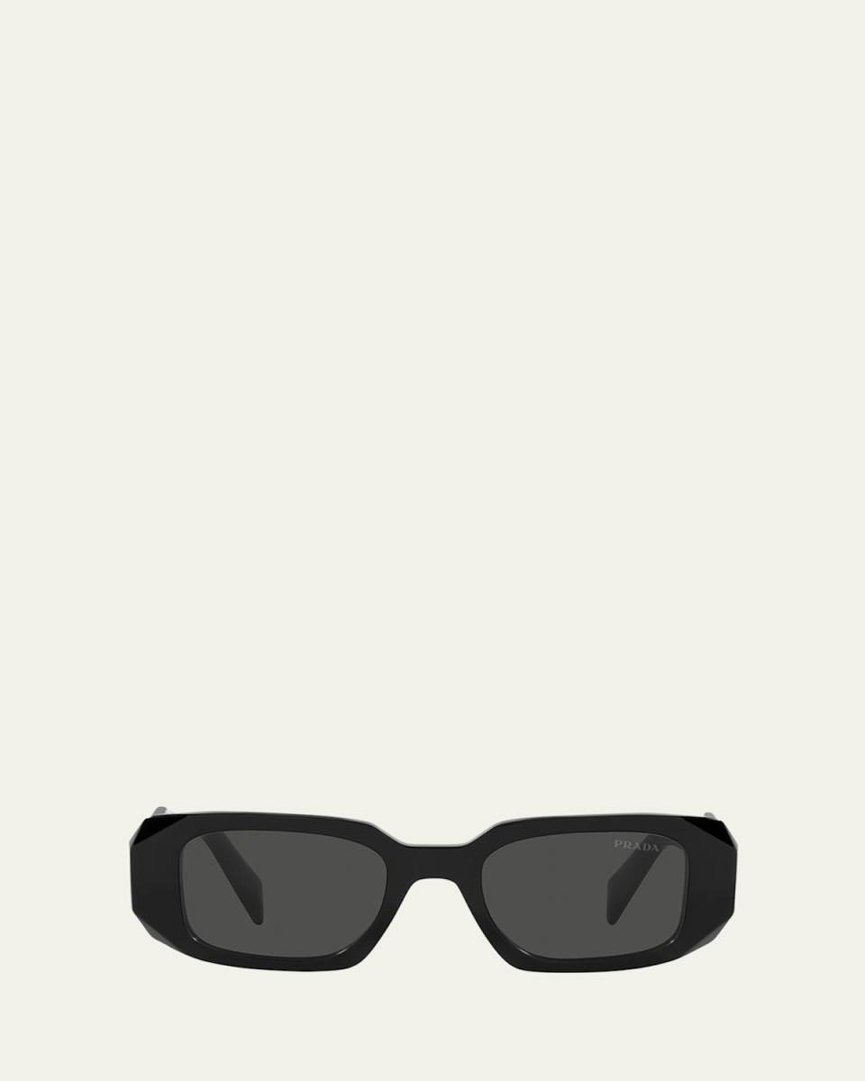 Geometric Rectangle Acetate Sunglasses