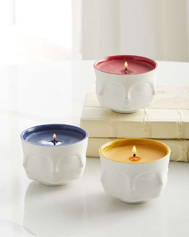 Muse Couleur Votive Candles, Set of 3