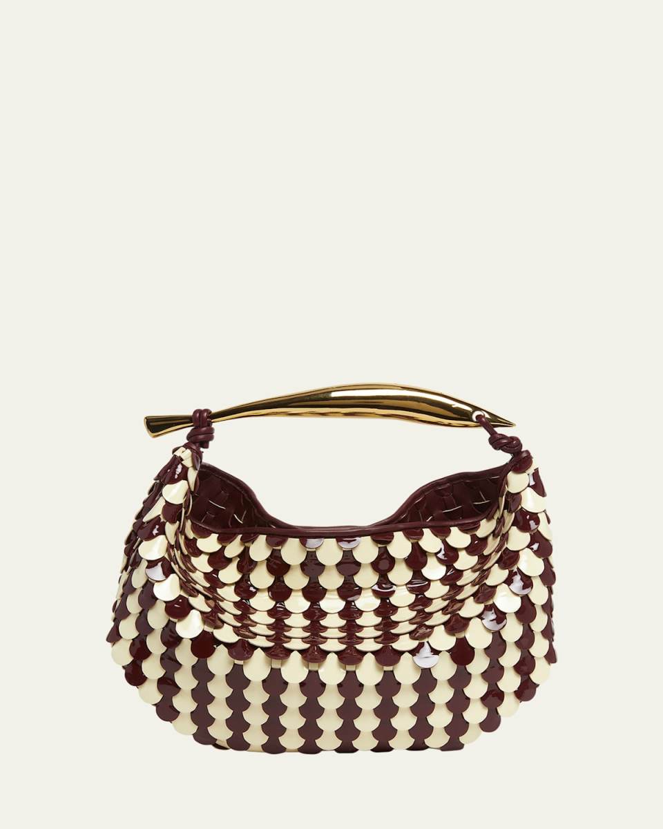 Small Sardine Patent Leather Shoulder Bag