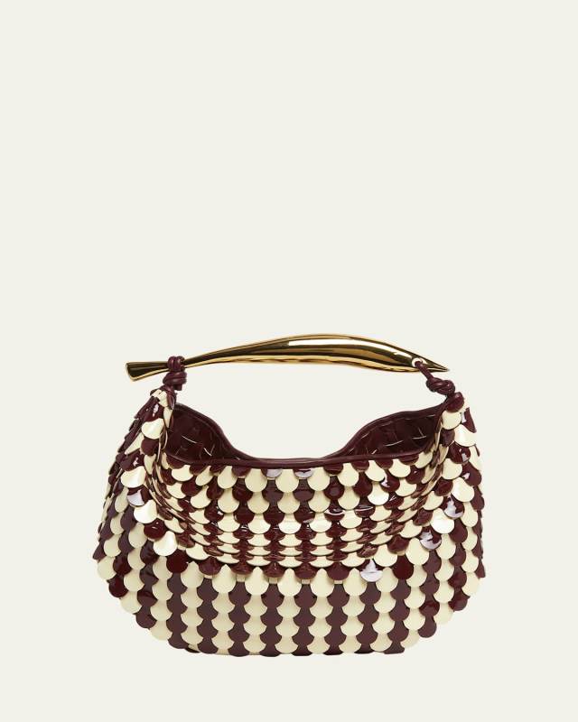 Small Sardine Patent Leather Shoulder Bag