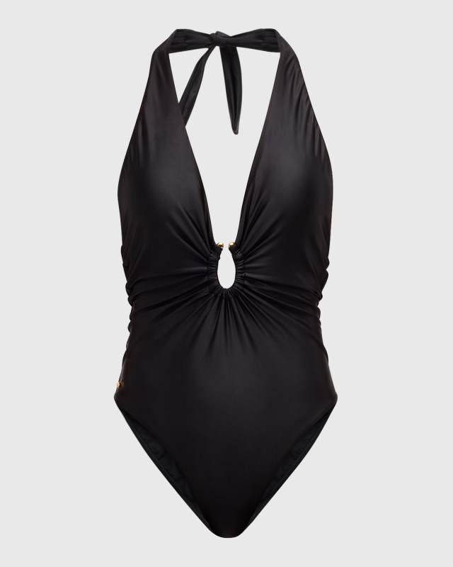 Plunge Detail One-Piece Swimsuit