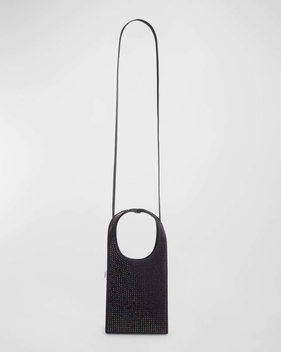 Swipe Micro Crystal Tote Crossbody Bag