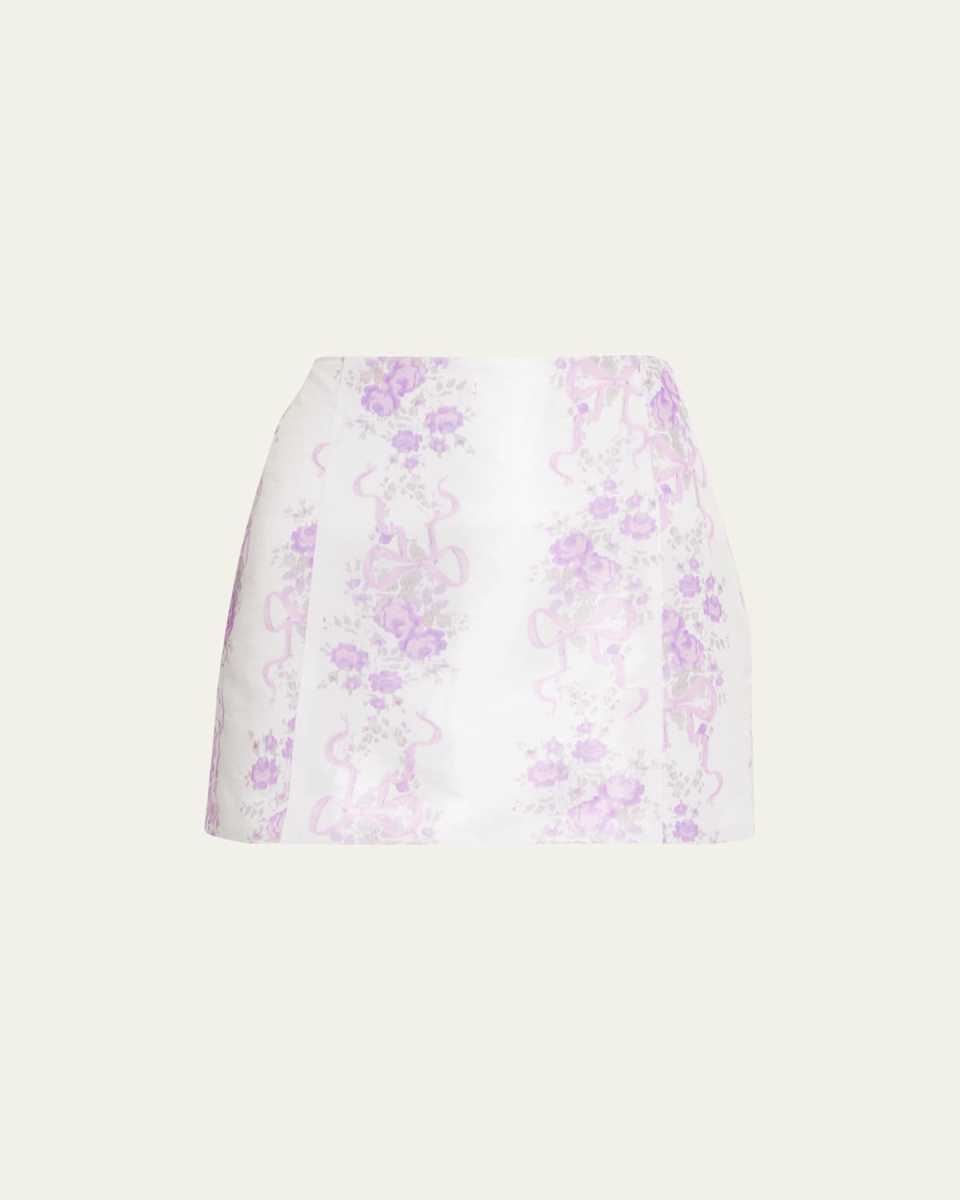 Charma Floral Mini Skirt