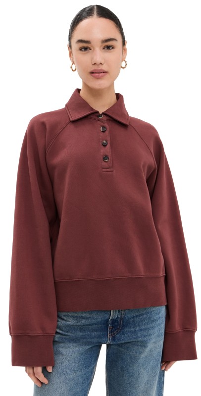 HAIKURE Edie Sweatshirt Brown/Red