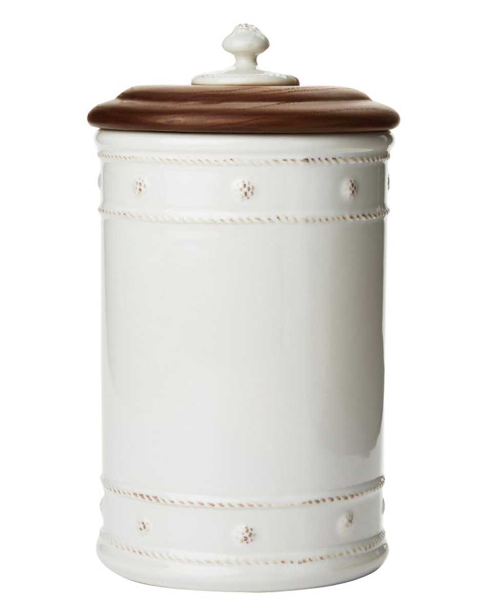 Berry & Thread 10" Canister with Wooden Lid