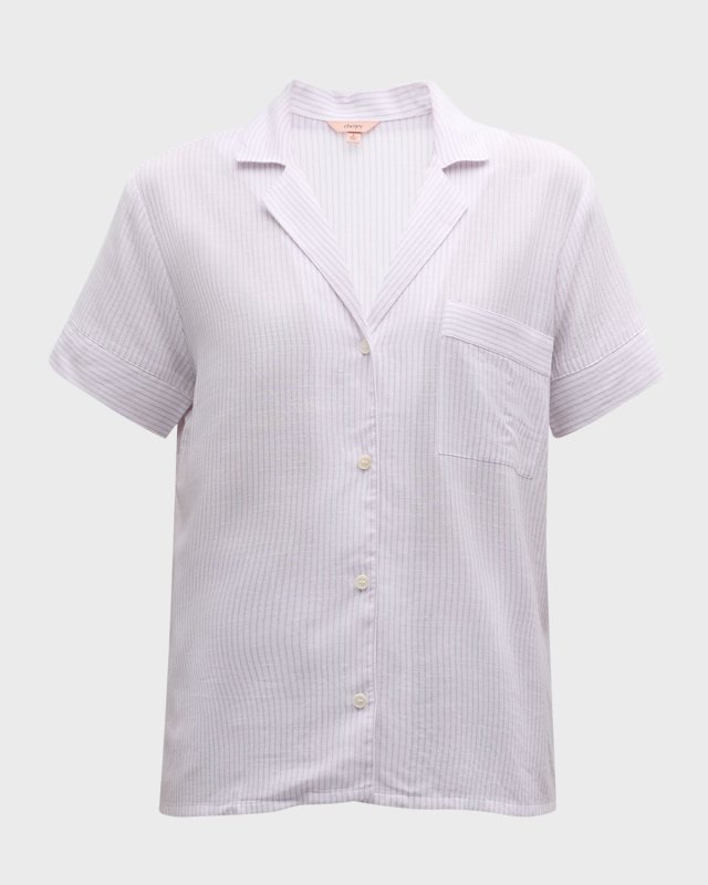 Nautico Striped Shortie Pajama Set