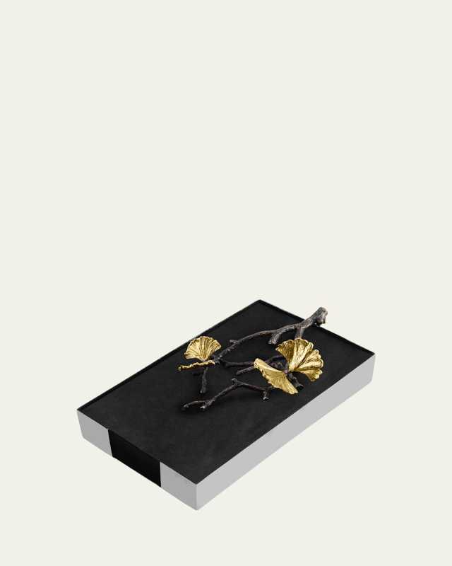 Butterfly Ginkgo Guest Towel Holder