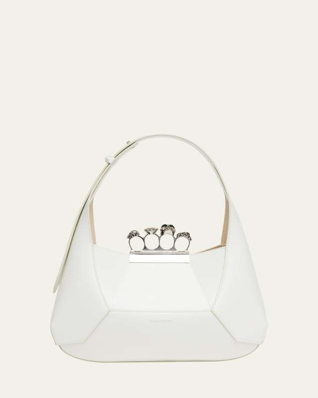 The Skull Jeweled Hobo Bag
