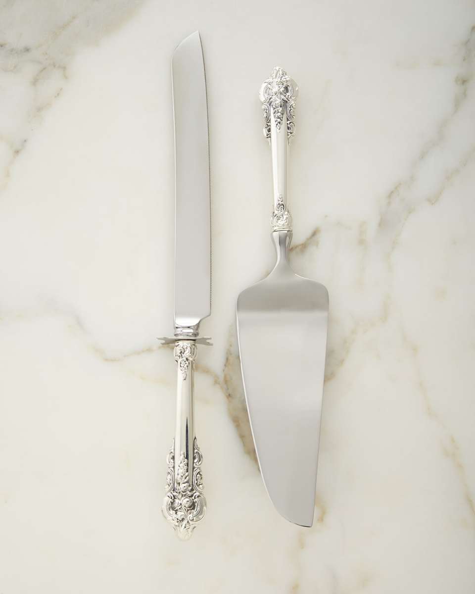 Grande Baroque 75th Anniversary Cake Serving Set