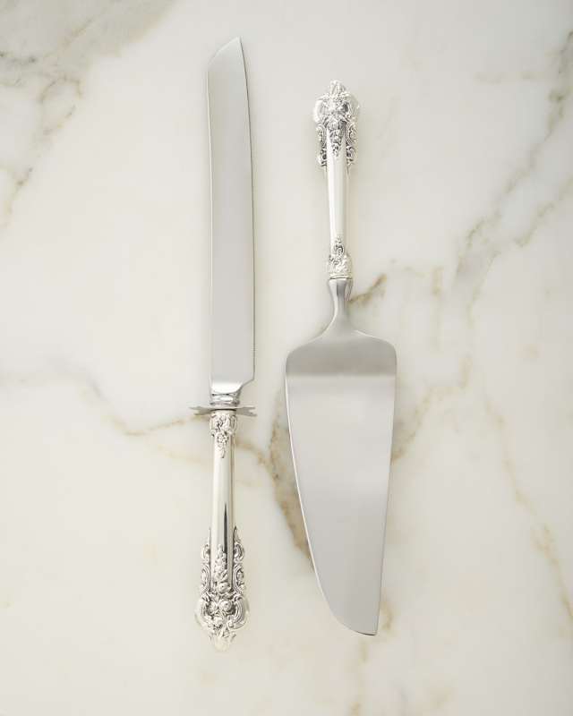 Grande Baroque 75th Anniversary Cake Serving Set