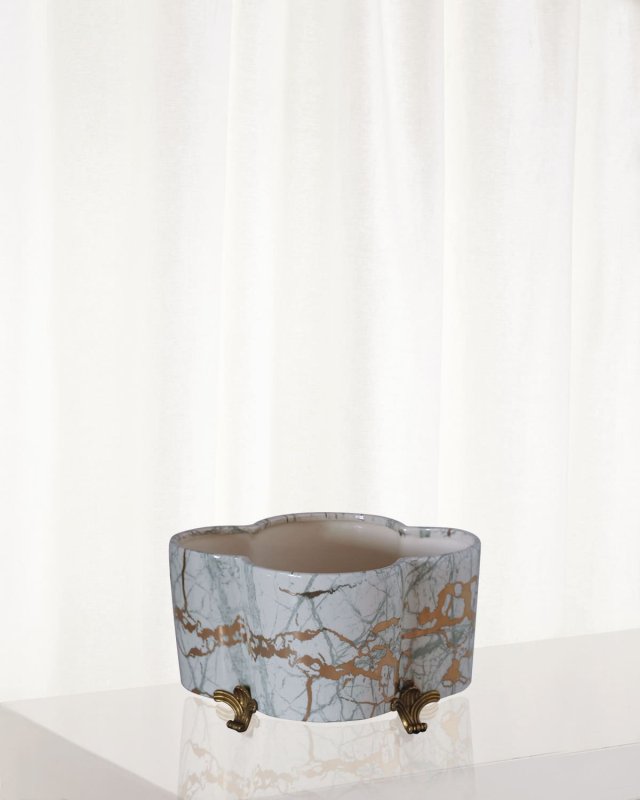 Giovanni Quatrefoil Planter