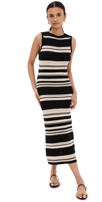 Little Lies Isabella Dress Black/Beige