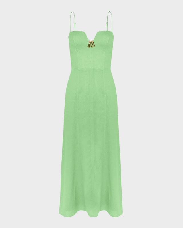 Solid Lilith Maxi Dress