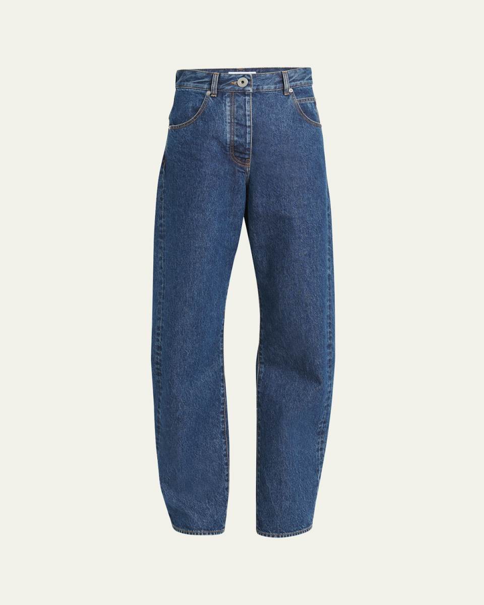 Straight Leg Denim Pants