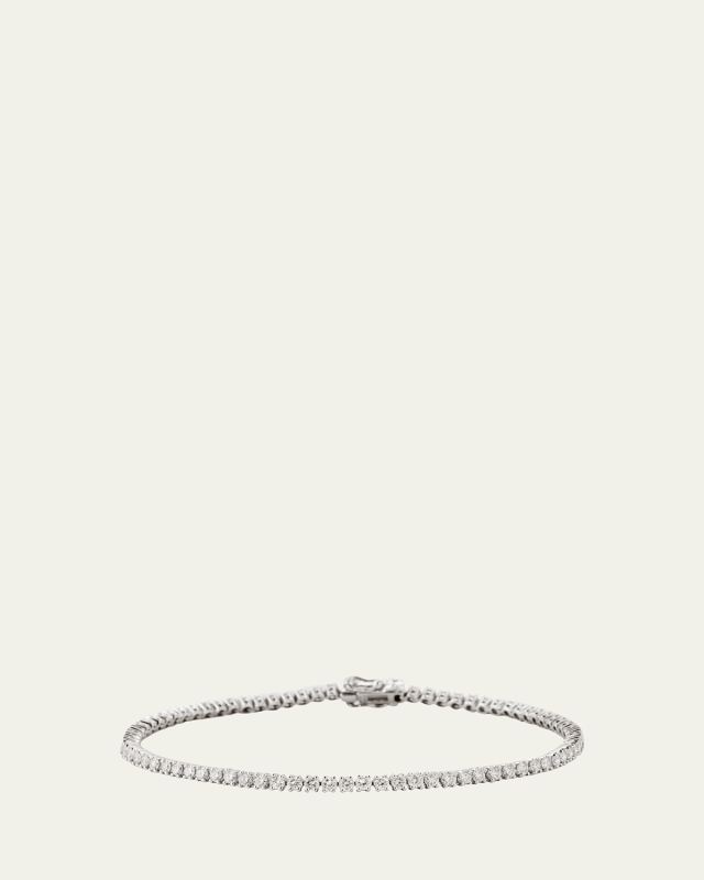 18k White Gold Diamond Hepburn Bracelet