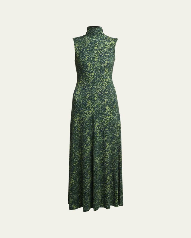 Jamie Knit Turtleneck Maxi Dress