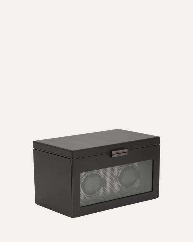 Axis Double Watch Winder with Storage