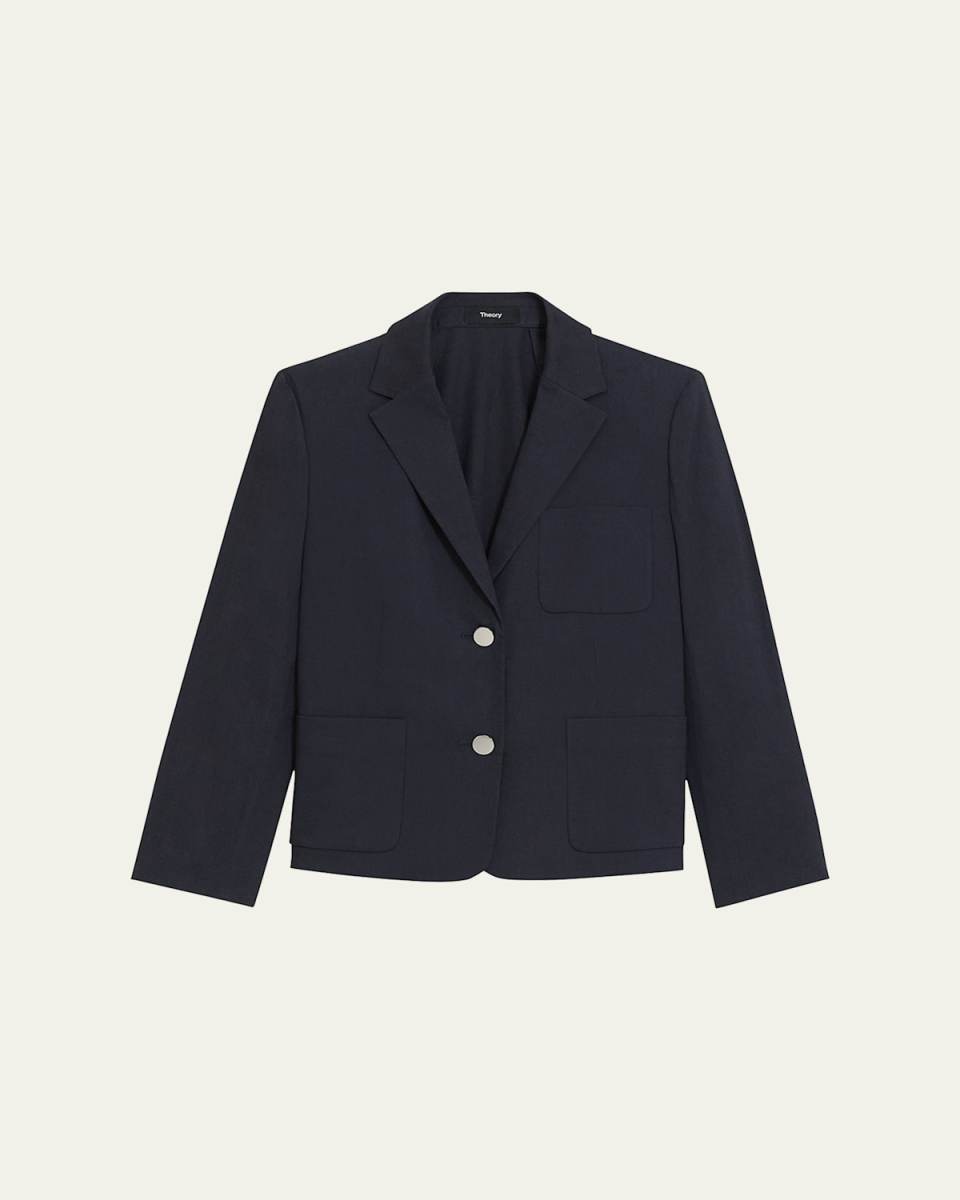 Shrunken Patch Pocket Jacket