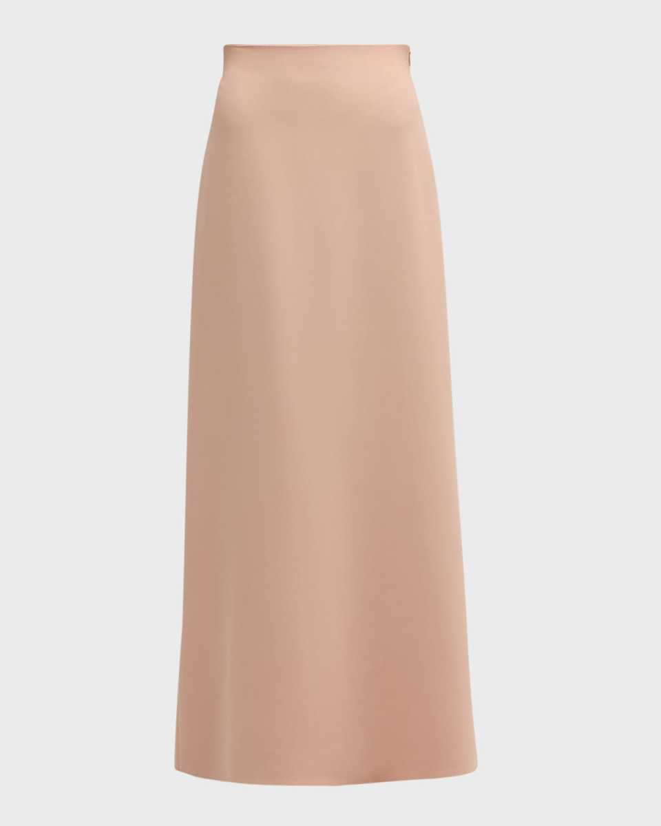 High-Rise A-Line Maxi Skirt