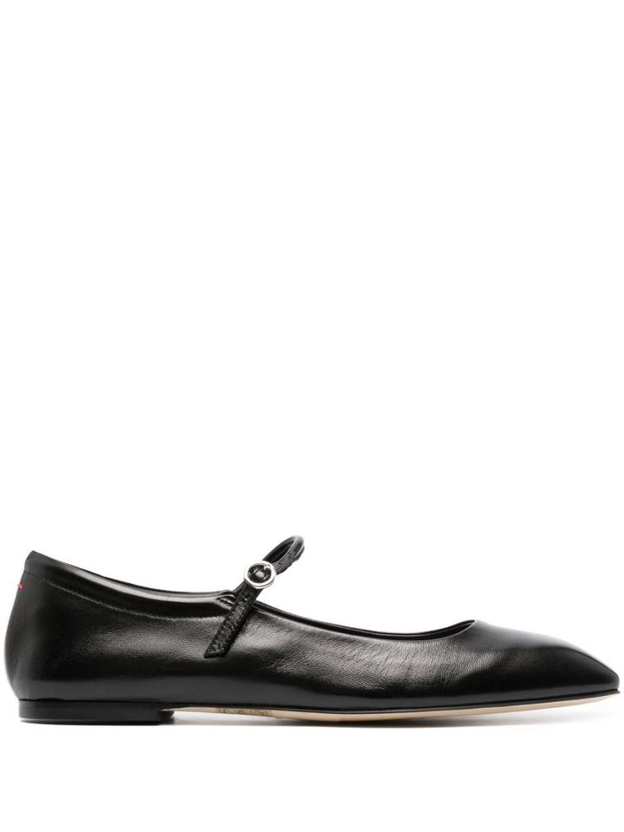 Maryjane leather ballerina shoes