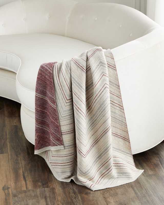 Catullo Wool-Cashmere Throw Blanket