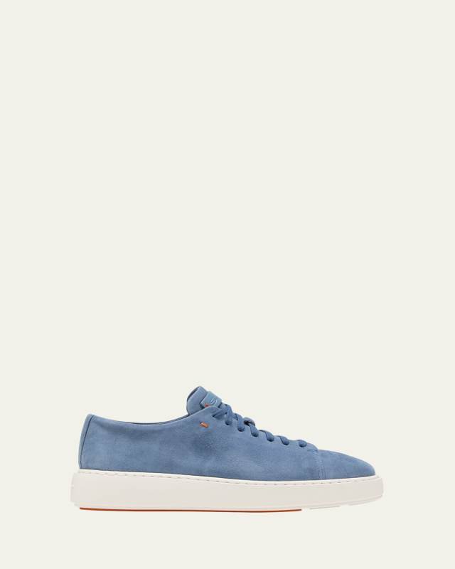 Fuzz Suede Low-Top Sneakers