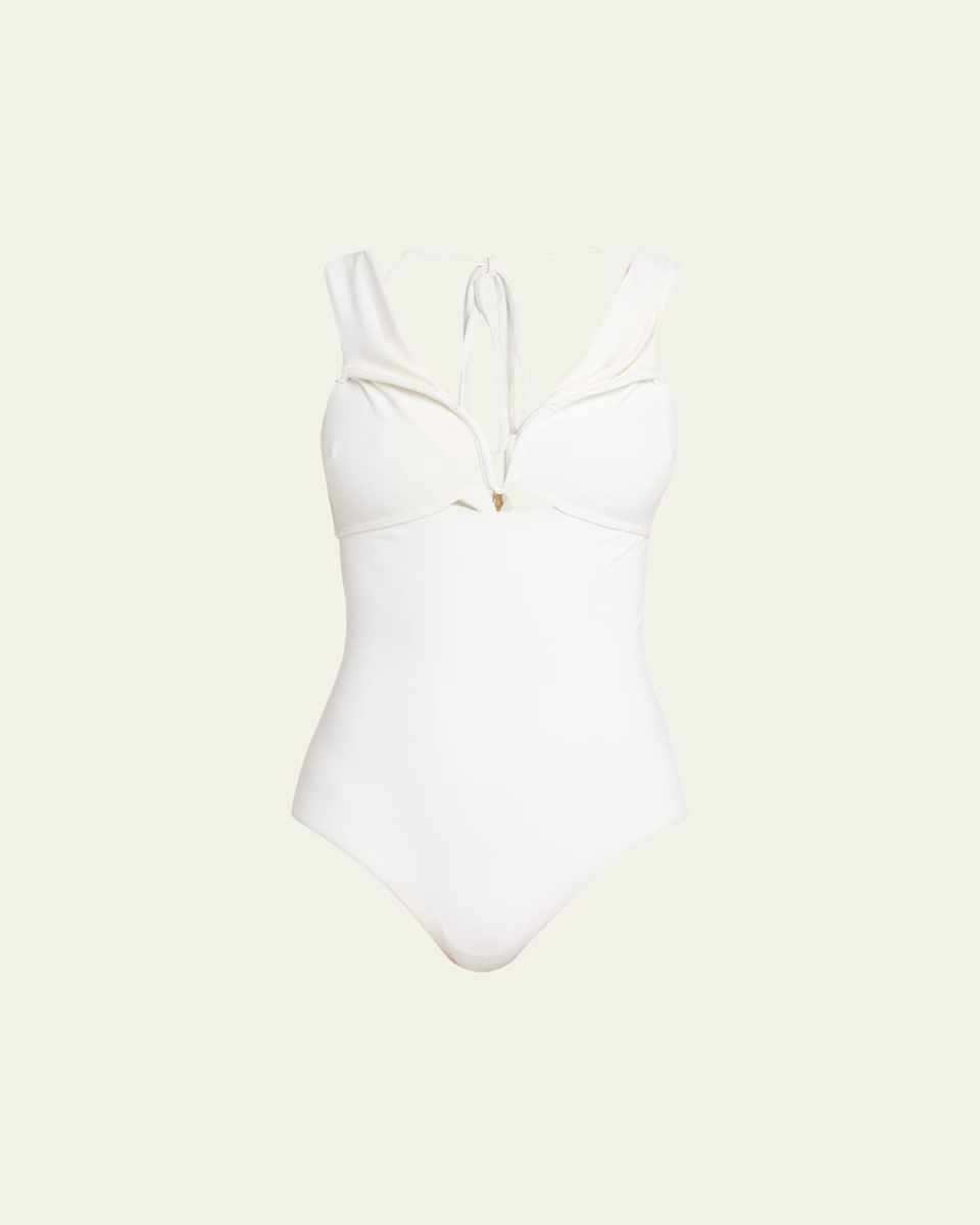 Lexi Off-Shoulder One-Piece Swimsuit