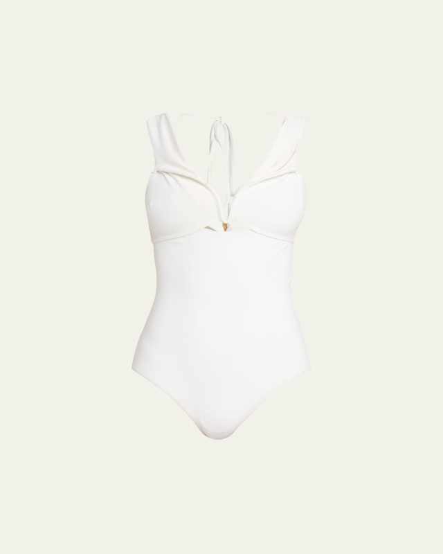 Lexi Off-Shoulder One-Piece Swimsuit