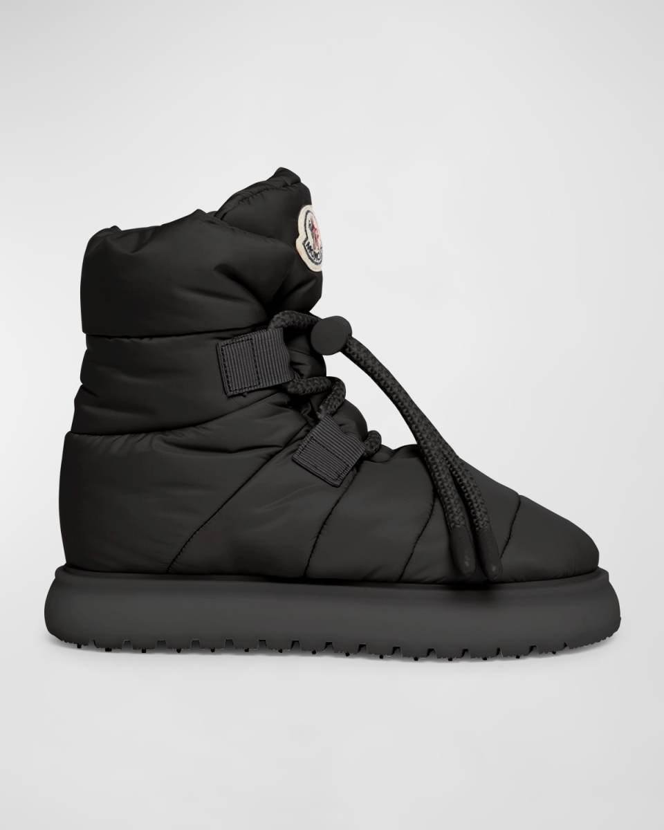 Gaia Nylon Lace-Up Snow Boots