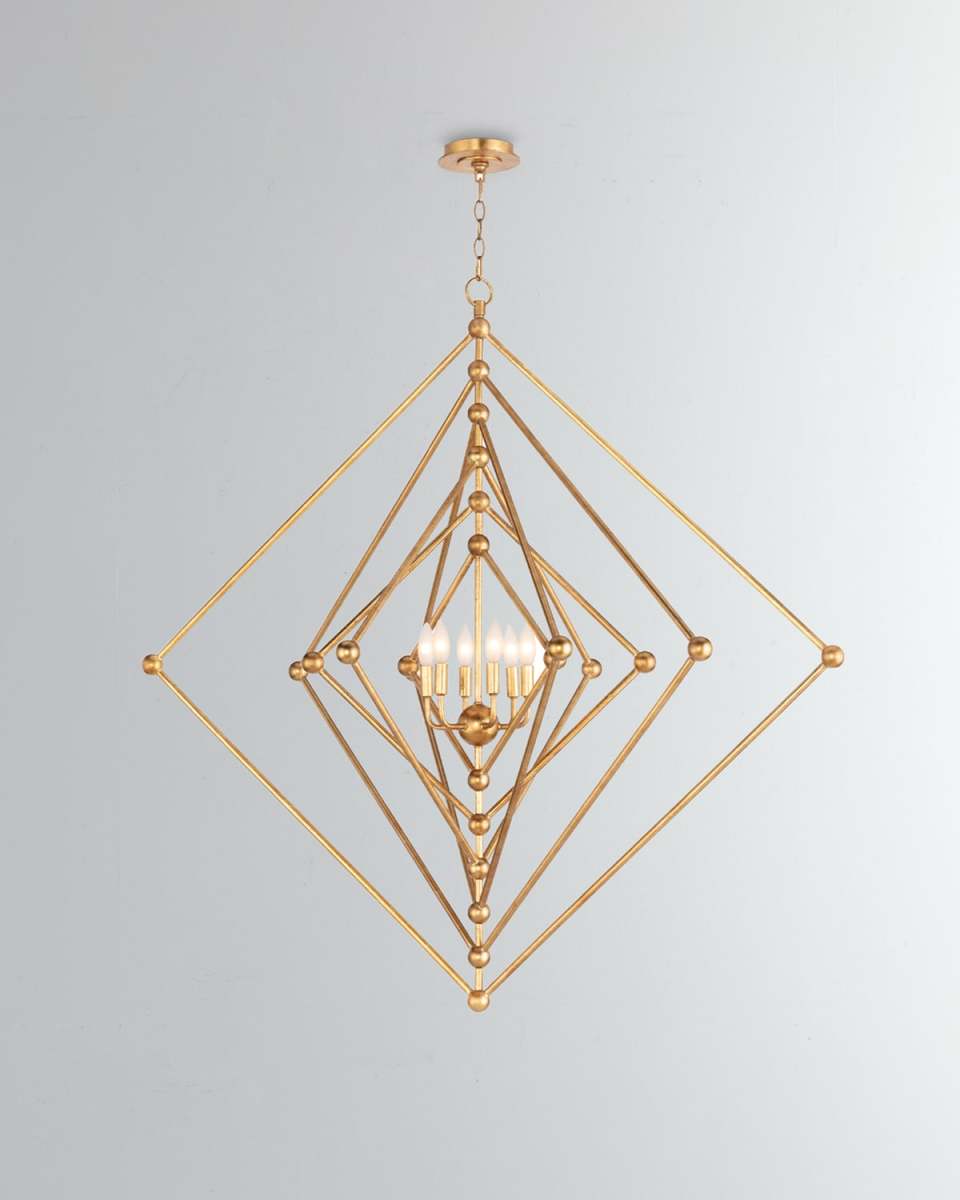 Selena Square Large Chandelier