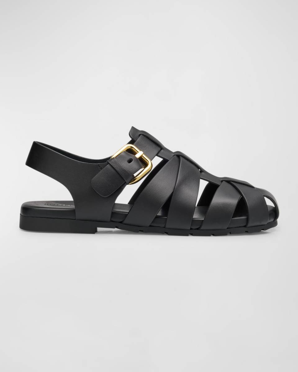 Alfie Leather Fisherman Sandals